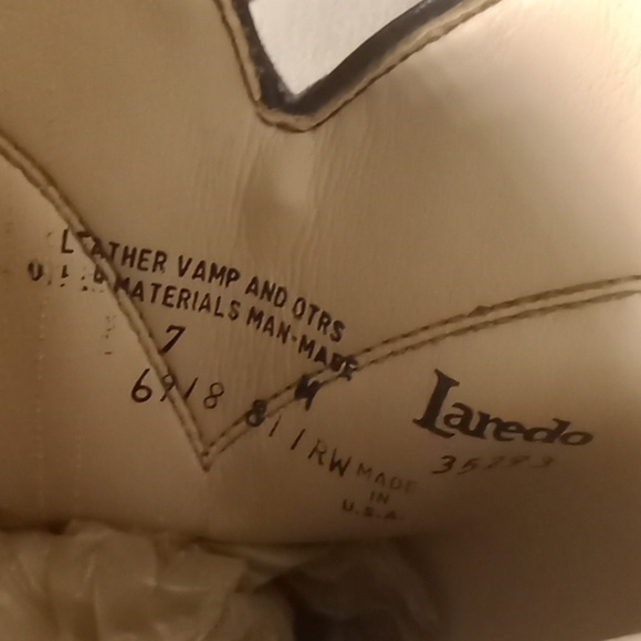 Laredo Gray Roper Boots Sz 7 - Picture 5 of 10